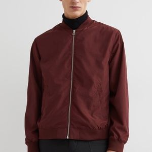 H&M Men's Maroon Jacket Size Small